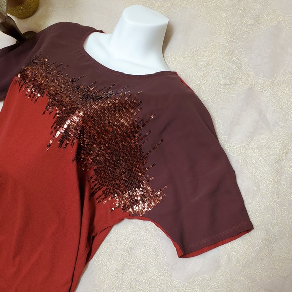 Coldwater Creek Sequined top - Picture 4 of 8